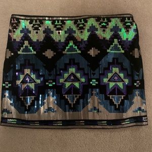 Express Sequin Skirt